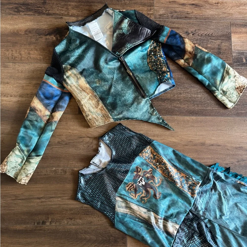 Disney Teal, Gold & Brown Kids Halloween Costume Set - Picture 3 of 10